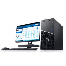 戴尔（DELL） 成铭3991 I5-10500/8G/1T+256G/集显/DVD刻录/23.8英寸/三年保修 商用 台式机电脑 黑色 (单位:台)